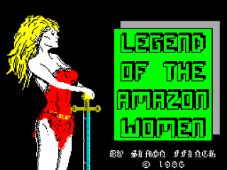 Legend title screen for ZX Spectrum